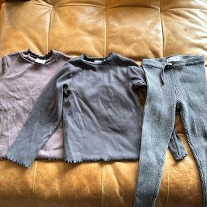 Bundle of 3 Zara Girls items. 3-4